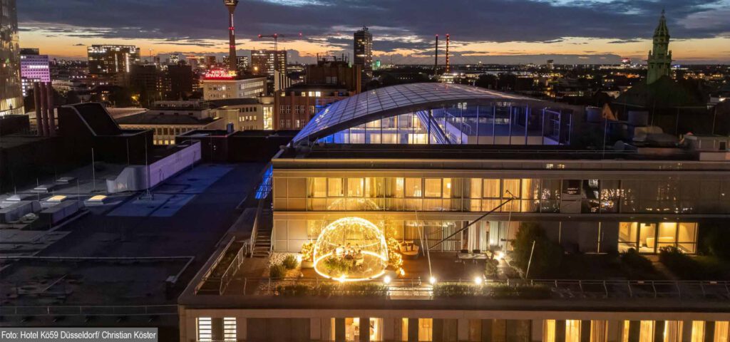 SKYTABLE IM HOTEL KÖ59 DÜSSELDORF