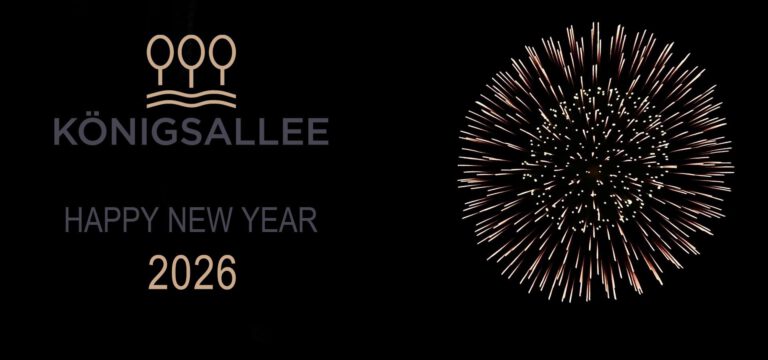 DIE KÖNIGSALLEE WÜNSCHT EINEN GUTEN RUTSCH