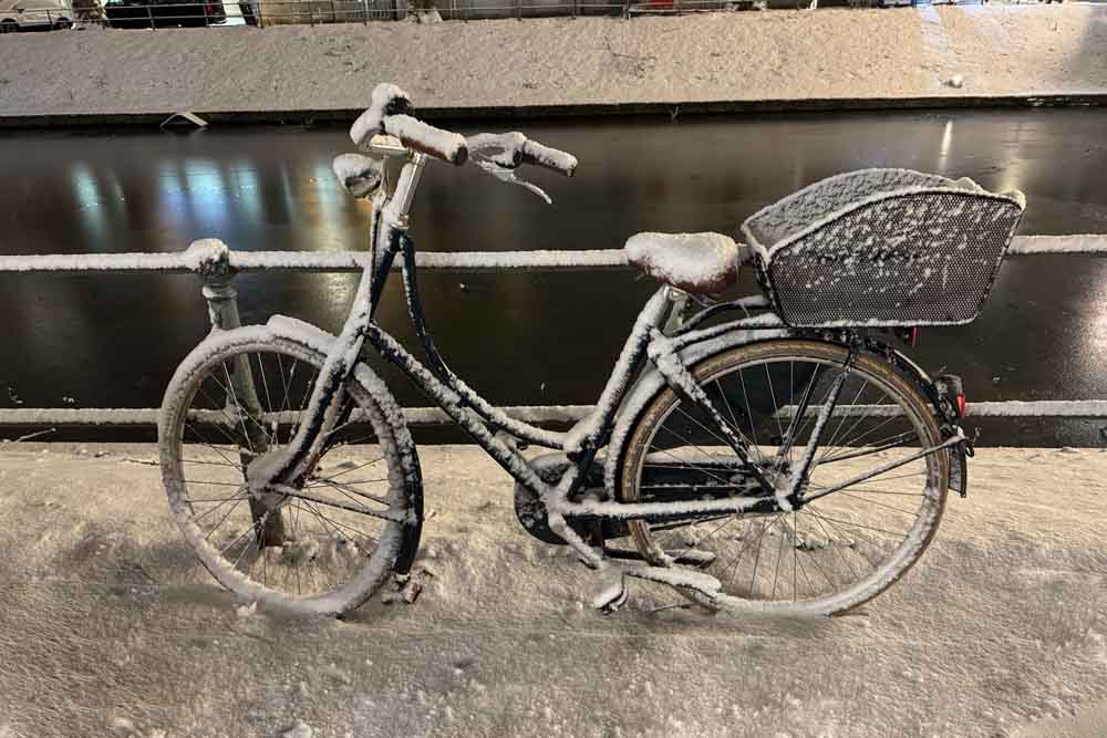 Königsallee im Schnee