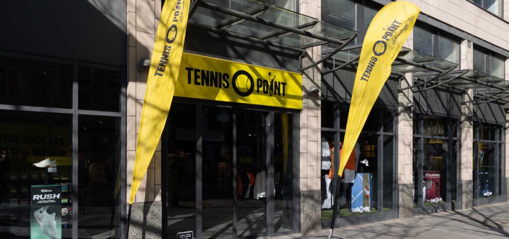 TENNIS-POINT ERÖFFNET AN DER KÖNIGSALLEE