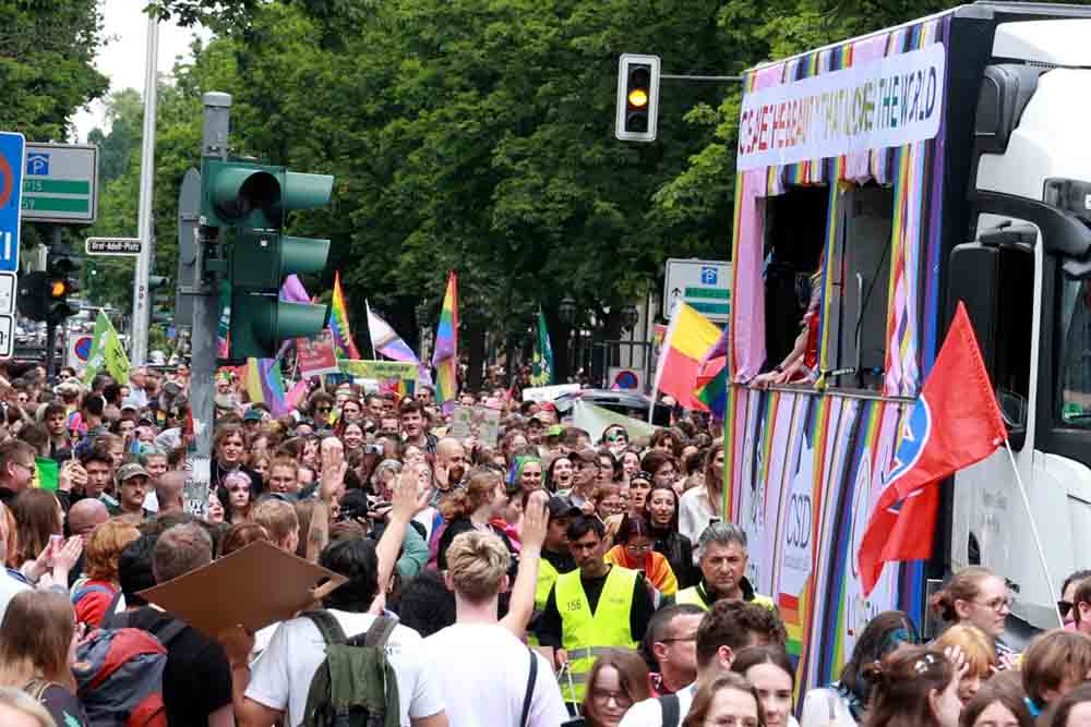 Menschen auf dem CSD