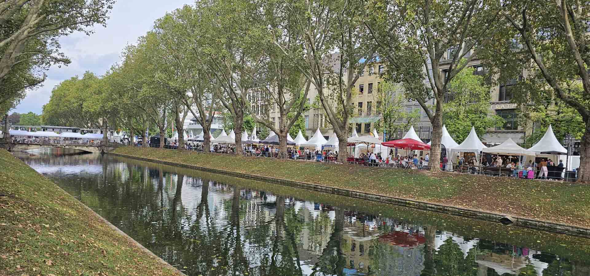 Zelte am Kö-Graben